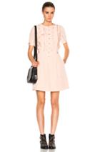 Coach 1941 Ruffle Dress In Pink