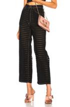 Fleur Du Mal Burnout Pant In Black