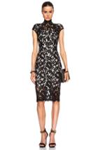 Lover Warrior Lace Midi Dress In Black,floral