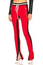 Fear Of God Double Stripe Track Pant In Red