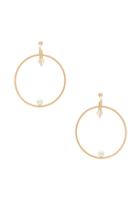 Chloe Darcey Hoop Earrings In Metallics