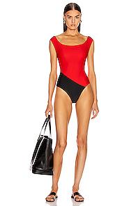 Sebastien Isabella Swimsuit In Black,red