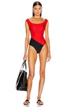 Sebastien Isabella Swimsuit In Black,red