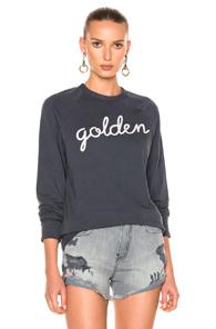 Sandrine Rose Golden Long Sleeve Tee In Blue,gray