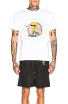 Off-white Bart Glasses Graphic Tee In White