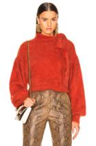 Ulla Johnson Teddy Pullover In Red