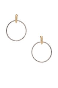 Spinelli Kilcollin Casseus Hoop Earrings In Metallics