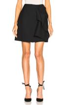 Victoria Victoria Beckham Tie Front Skirt In Black