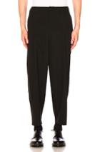 Comme Des Garcons Homme Plus Wool Pants In Black