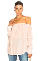 Ag Adriano Goldschmied Tullulah Top In Orange,stripes