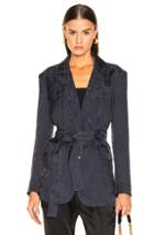 Equipment Elsworth Jacket In Blue,floral