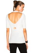 3.1 Phillip Lim Plaited Exposed Back Top In White