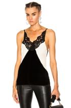 Fausto Puglisi Tank With Lace Detail In White