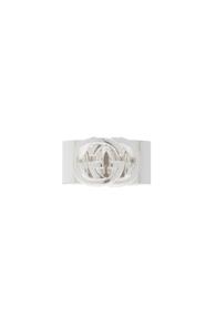 Gucci Interlocking G Motif Wide Band In Metallics
