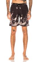 John Elliott Board Shorts In Abstract,black,neutrals