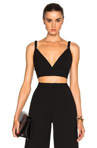 Self-portrait Bralette In Black