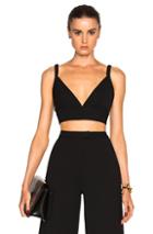 Self-portrait Bralette In Black