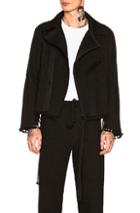 Craig Green Cord & Tunnel Biker Jacket In Black