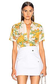 John Elliott Dane Top In Floral,neutral,yellow