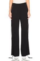 Givenchy Trousers With Detached Satin Band In Black