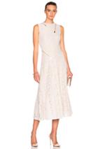 Stella Mccartney Rose Lace Dress In White
