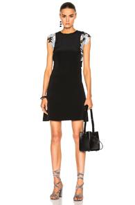 3.1 Phillip Lim Guipure Lace Dress In Black,blue