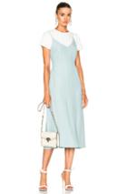 Zimmermann Tee Slip Dress In Blue,white