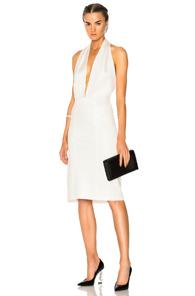Galvan For Fwrd Mini Flyover Dress In White