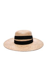 Janessa Leone Six Bolero Hat In Neutrals