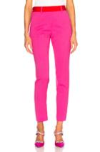 Msgm Slim Trousers In Pink