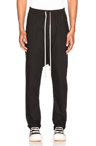 Rick Owens Long Drawstring Pants In Black