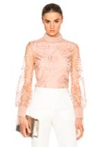 Roksanda Kielder Phantom Tulle Top In Pink