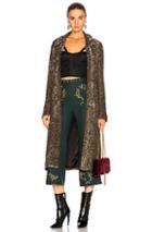 Rodarte Sequin Coat In Metallics