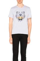 Kenzo Tiger Tee In Gray