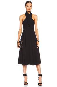 Camilla And Marc Golden Myna Poly Dress In Black