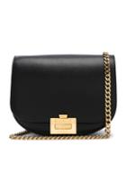 Victoria Beckham Box With Chain Handbag In Black