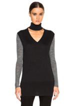 Tome V-neck Sweater In Gray