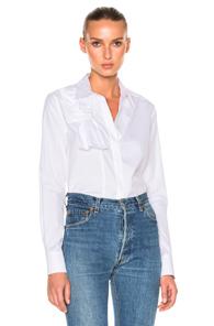 Victoria Victoria Beckham Knot Front Shirt In White