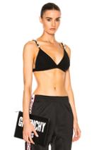 Givenchy Pearl Bra Top In Black
