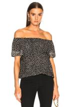 Natalie Martin Daisy Top In Black,abstract