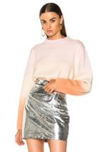 Proenza Schouler Wool & Cashmere Dip Sweater In Neutrals,pink