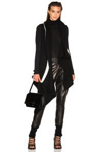 Ann Demeulemeester Rib Knit Vest In Black