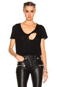 Unravel For Fwrd Basic Tee In Black