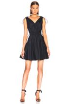 Stella Mccartney Gemma Tie Strap Mini Dress In Navy