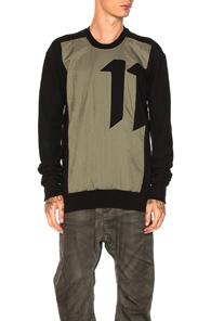 11 By Boris Bidjan Saberi Block Cut Shirt In Black,green