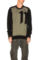 11 By Boris Bidjan Saberi Block Cut Shirt In Black,green