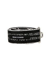 Reese Cooper Care Label Strap Belt In Black