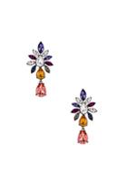 Oscar De La Renta Navette Earrings In Metallic