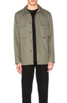 A.p.c. Duke Army Jacket In Green