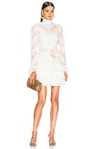 Zimmermann Veneto Perennial Short Dress In White